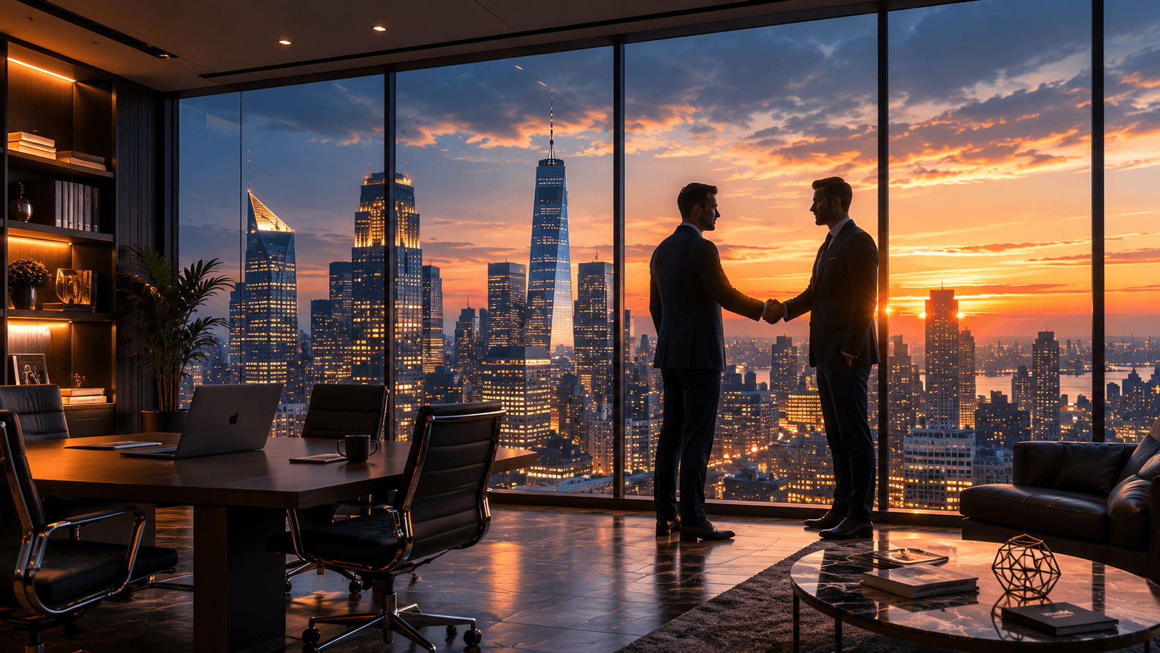 Ariston Executive Boardroom and City Skyline